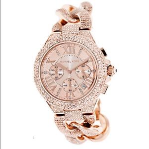 MICHAEL KORS Rose Gold Crystal Watch